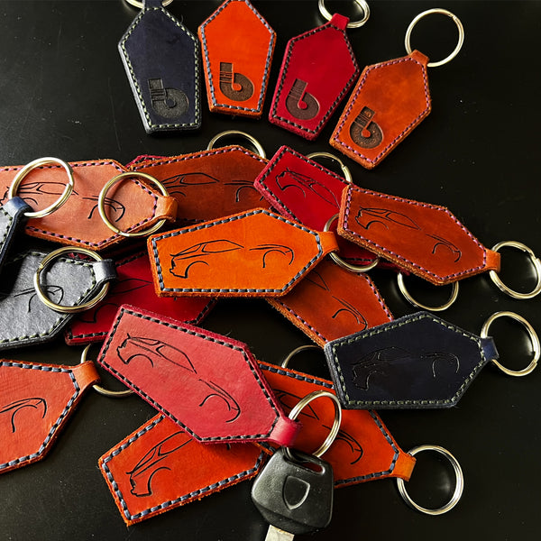 Porsche 944 Leather Key Ring
