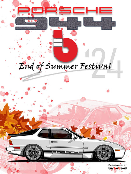 Porsche 944 End of Summer Festival 2024 Poster