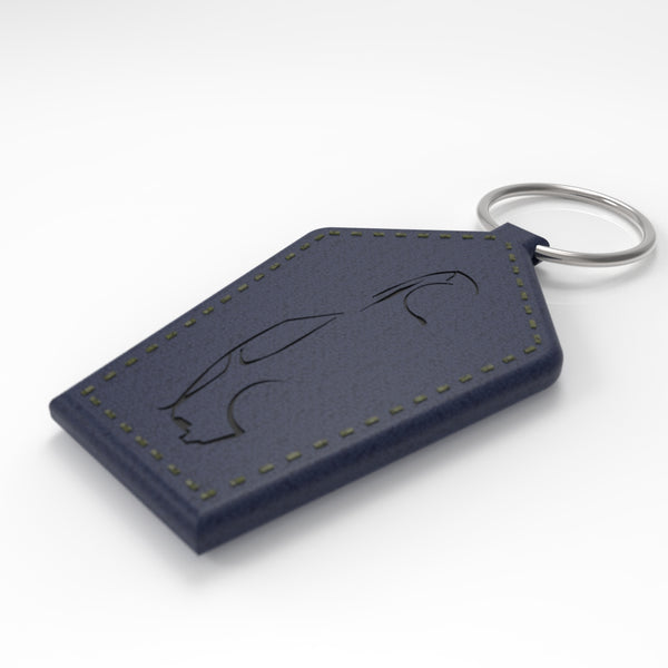 Porsche 944 Leather Key Ring